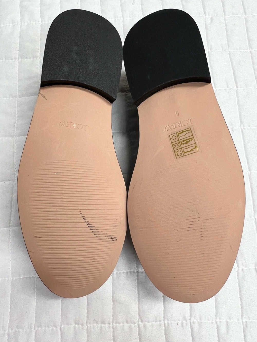 J. Crew New Winona penny loafers Italian spazzolato leather Cocoa Berry Size 5 - Picture 10 of 11